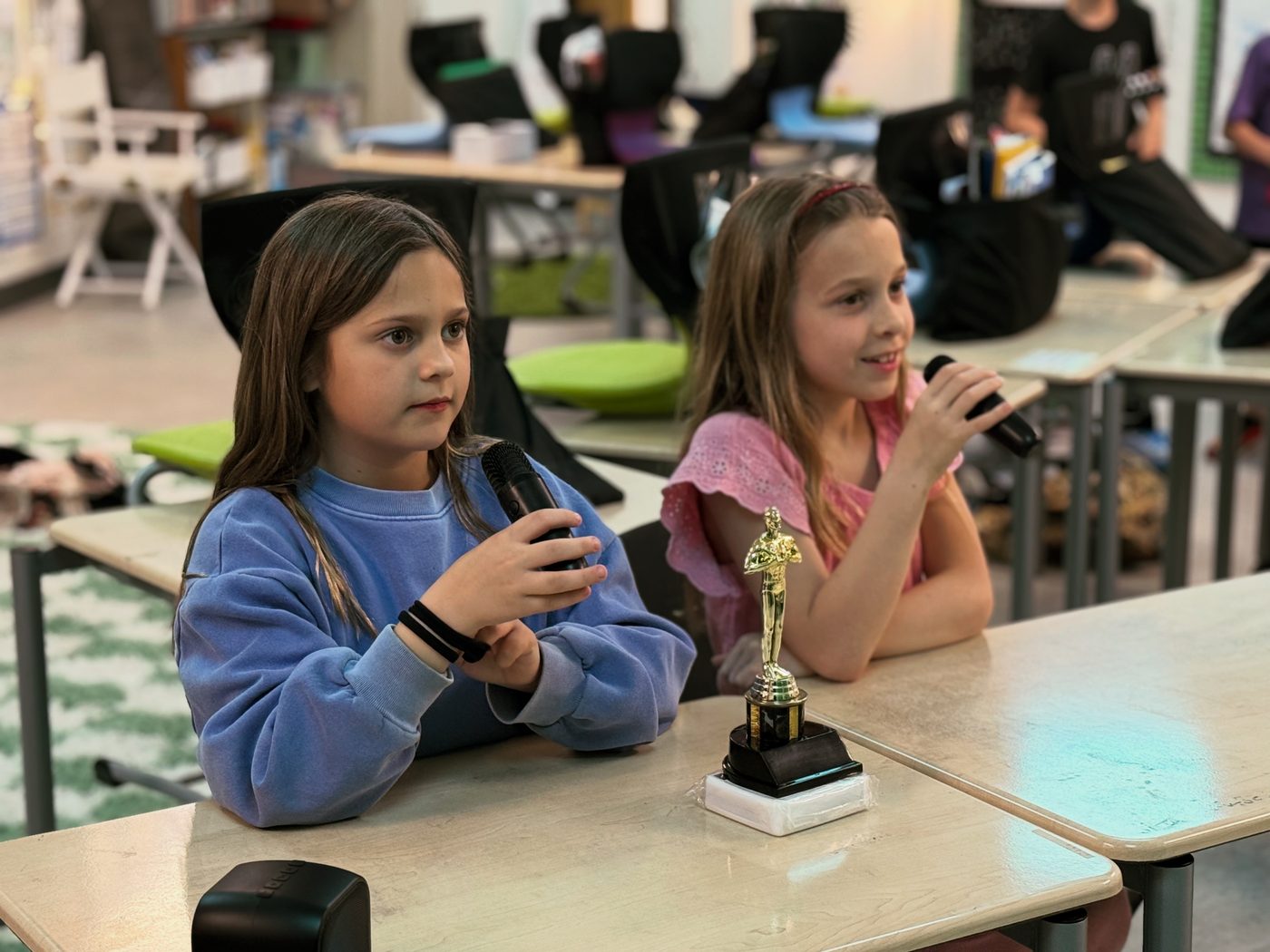 Acting camp students